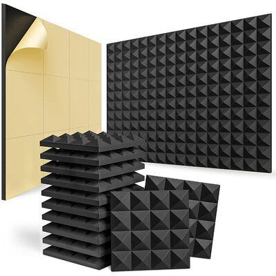 High Quality Biodegradable Acoustic Foam Panels Modern Simple Home Decor Sound Insulation Wall Panels Soundproof Foam