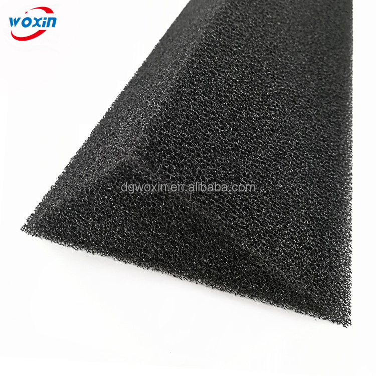 High quality  Roof leaf gutter guard wedge protection sponge silicone reticulated reticulation rain gutter filter foam