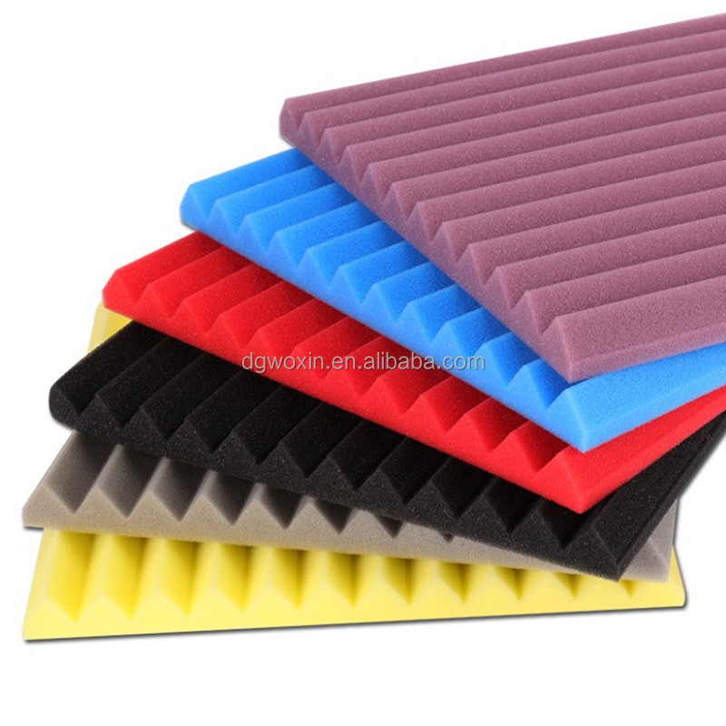 2024 New wall tiles acoustic panel foam fire retardant soundproofing acoustic foam pad