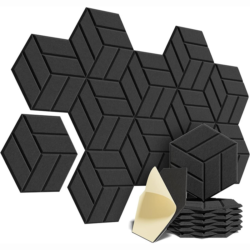 Modern Design Polyester Acoustic Foam Panels Sound Absorbing and Fabric Wrapped for Cinema and Pet Acoustical Wall Panels