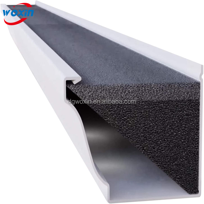 High quality  Roof leaf gutter guard wedge protection sponge silicone reticulated reticulation rain gutter filter foam