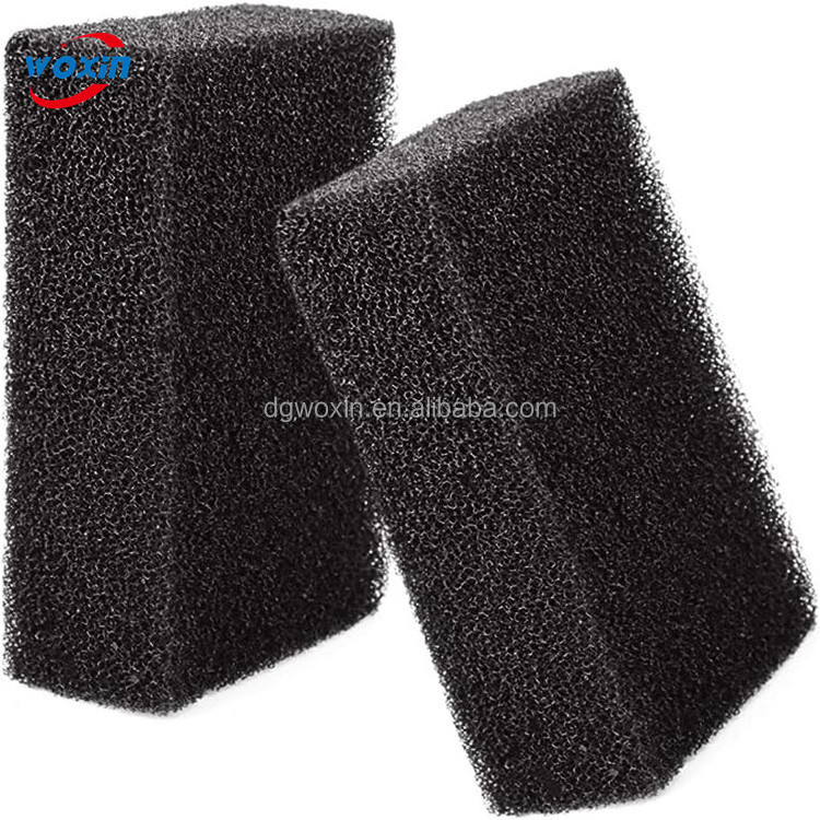 WOXIN 20PPI 30PPI Black Open Cell Polyurethane Sheet Foam Use As Front Grill of Pro Loud Speaker Filter Foam