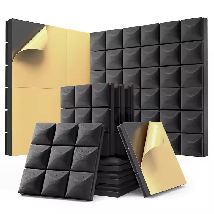 Hot Sale Acoustic Panels Fireproof and Sound Proof Polyurethane Foam Wall Panel for Personal Studio Recording Booth