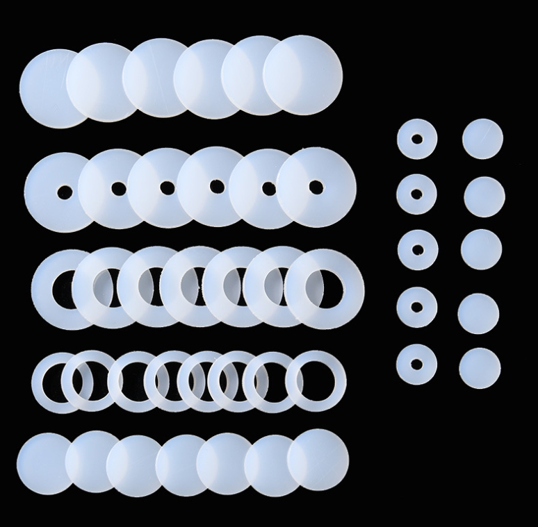 Food grade round transparent silicone sealing ring shock cushion waterproof rubber gasket non-slip silicone gasket