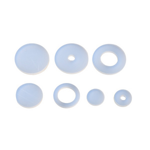 Food grade round transparent silicone sealing ring shock cushion waterproof rubber gasket non-slip silicone gasket