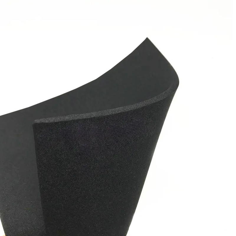 Wholesale black gray polyurethane sponge pu foaming high density shockproof flame retardant sponge perforated foam sheet