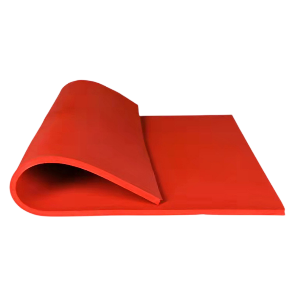 High quality high temperature resistant foam silicone ring hot pressed red silicone foam