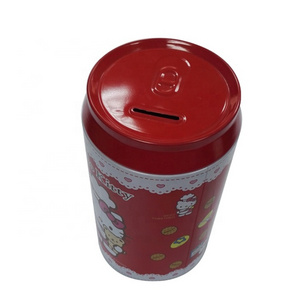 Tin Can Money Box Cola Tin Shape, Coca Shaped Tin Box, Cola Tin Can