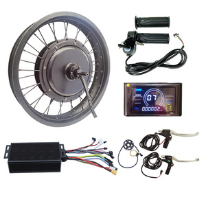 80km/h 60V 72V 3000W 20x4.0 20 Inch Fat Tire Snow Bike Electric Ebike Bicycle Hub Rear Spoke Motor Conversion Kit