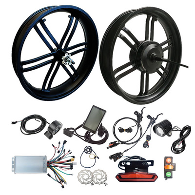 20x4.0 20 Inch Geared 48V 750W Fat Tire Rear Hub Motor E Electric Bicycle Bike Conversion Kit