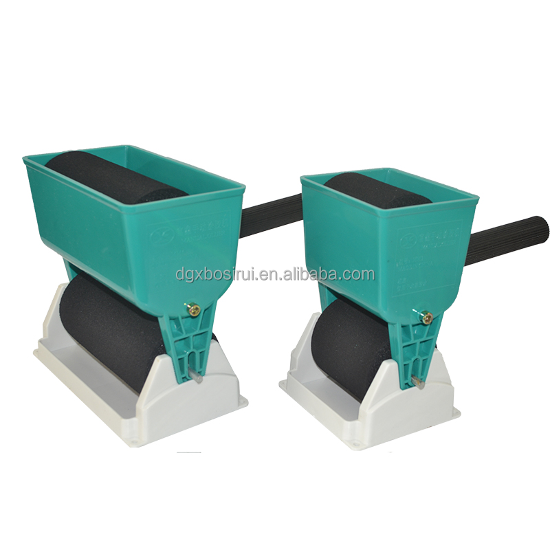 Wood working manual gluing machine carton packaging glue roller