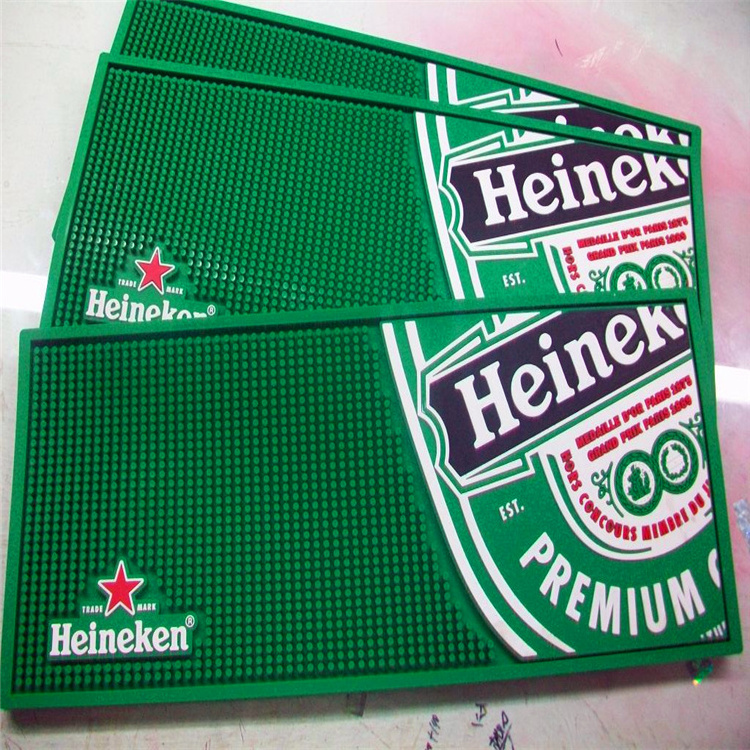 Factory direct sale beer silicone creative mat cola drink bottle mat anti-slip mat