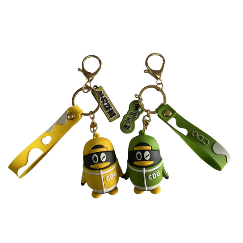 Animation Tokyo PVC soft glue three-dimensional cartoon doll key chain key chain accessories lovely little doll girl gives frien