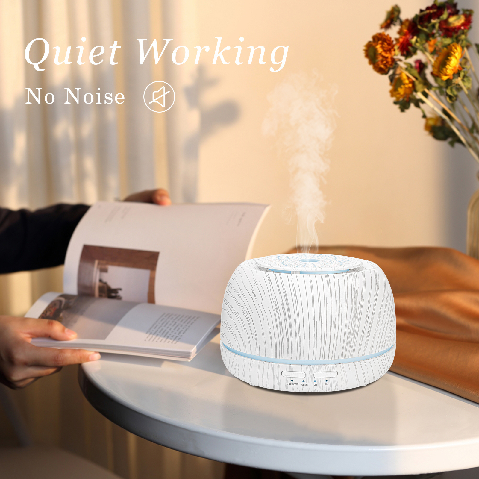 2023 Oil Diffusors Humificador Scent Diffuser De Parfum Diffuseur Huil Essentiel 300ml USB Home Aroma Diffuser For Office