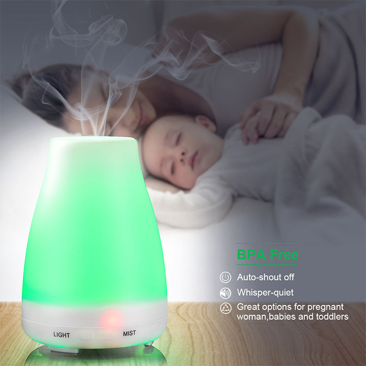 Wholesale Home Mini Humidifier Aromatherapy Essential Oil Diffuser Usb Aroma Diffuser With Led Night Light