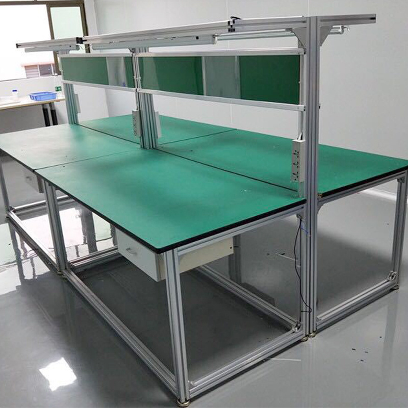 Anti-static workbench production line operation console clothing assembly line packing bench assembly table