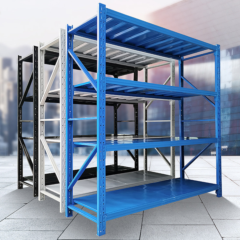 adjustable Storage Stacking Racks Pallet Steel Metal Shelving Shelves Garage Warehouse Rack