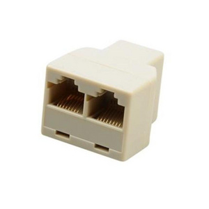 RJ45 3 Way Network Cable Splitter RJ45 Female to 2 RJ45 Female Lan Ethernet Cable Splitter Coupler