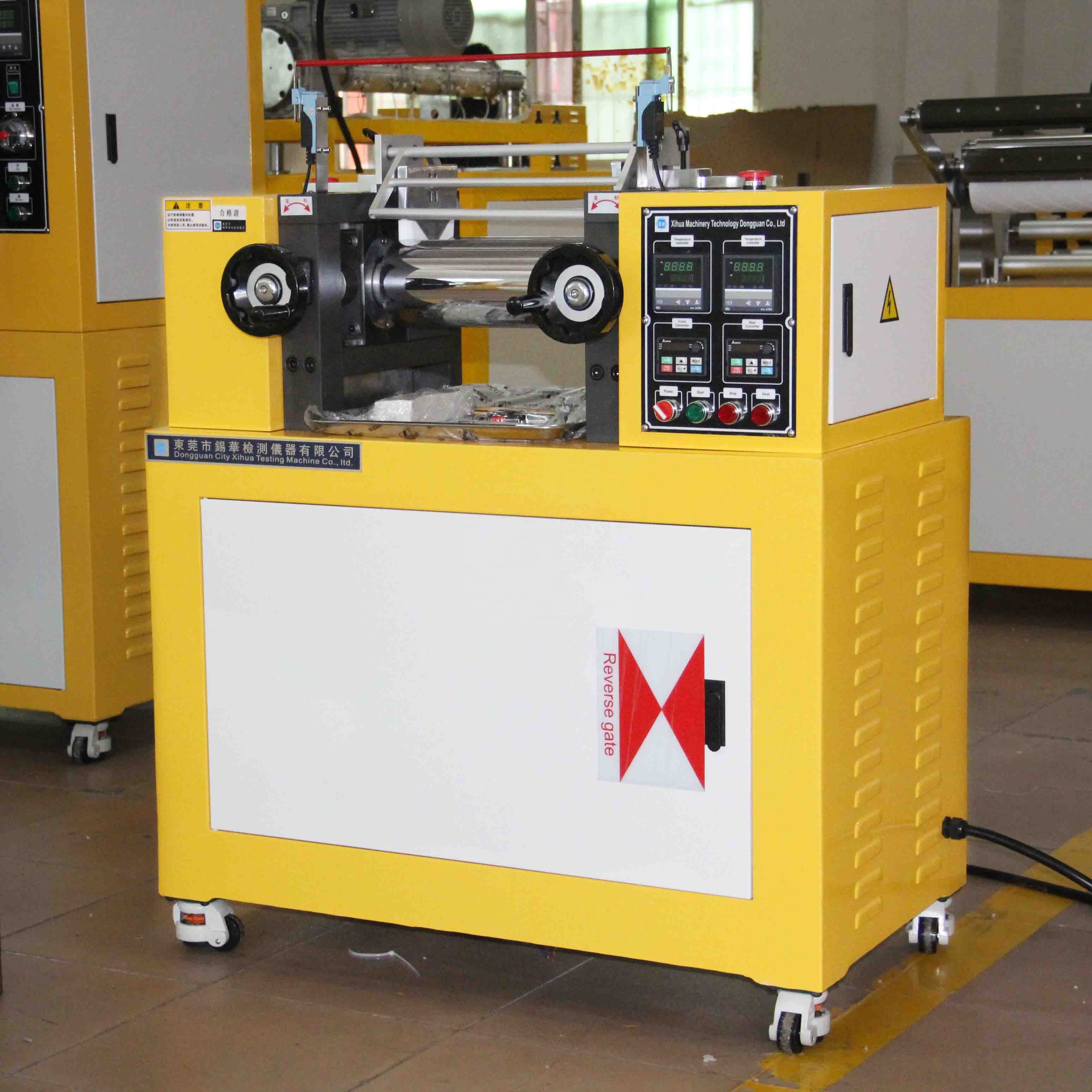 Mini Laboratory Two Roll Mixing Mill for Plastic and Rubber Materials with Efficient Gearbox Core Components