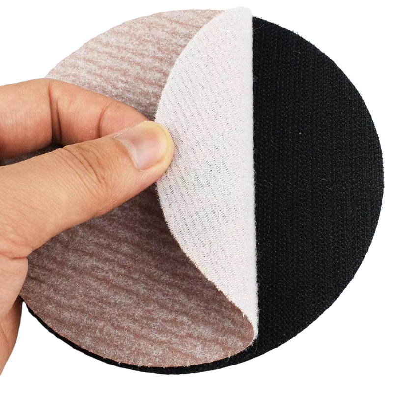 Factory Direct Sales Back Velvet White Sanding Disk Durable Aluminum Oxide Sandpaper discs similar to Norton Pro A275