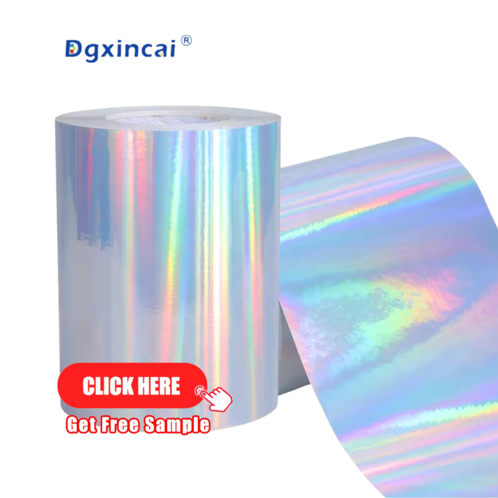 holographic film self adhesive vinyl rolls for printing