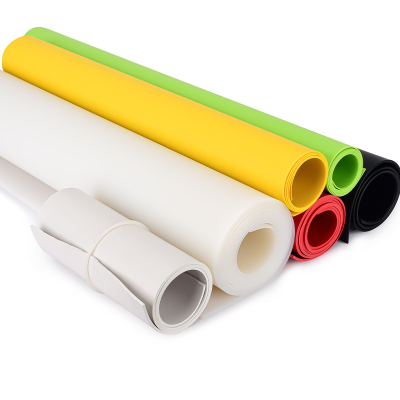 0.3~5mm Flexible Heat Resistant High Temperature Silicone Rubber Sheet Roll for seal