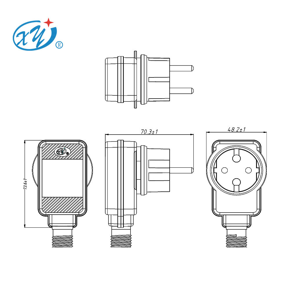 CE GS outdoor use rainproof ac dc adapter 12v 24v 0.5A 1A 1.5A 2A power supply waterproof led power supply adapter