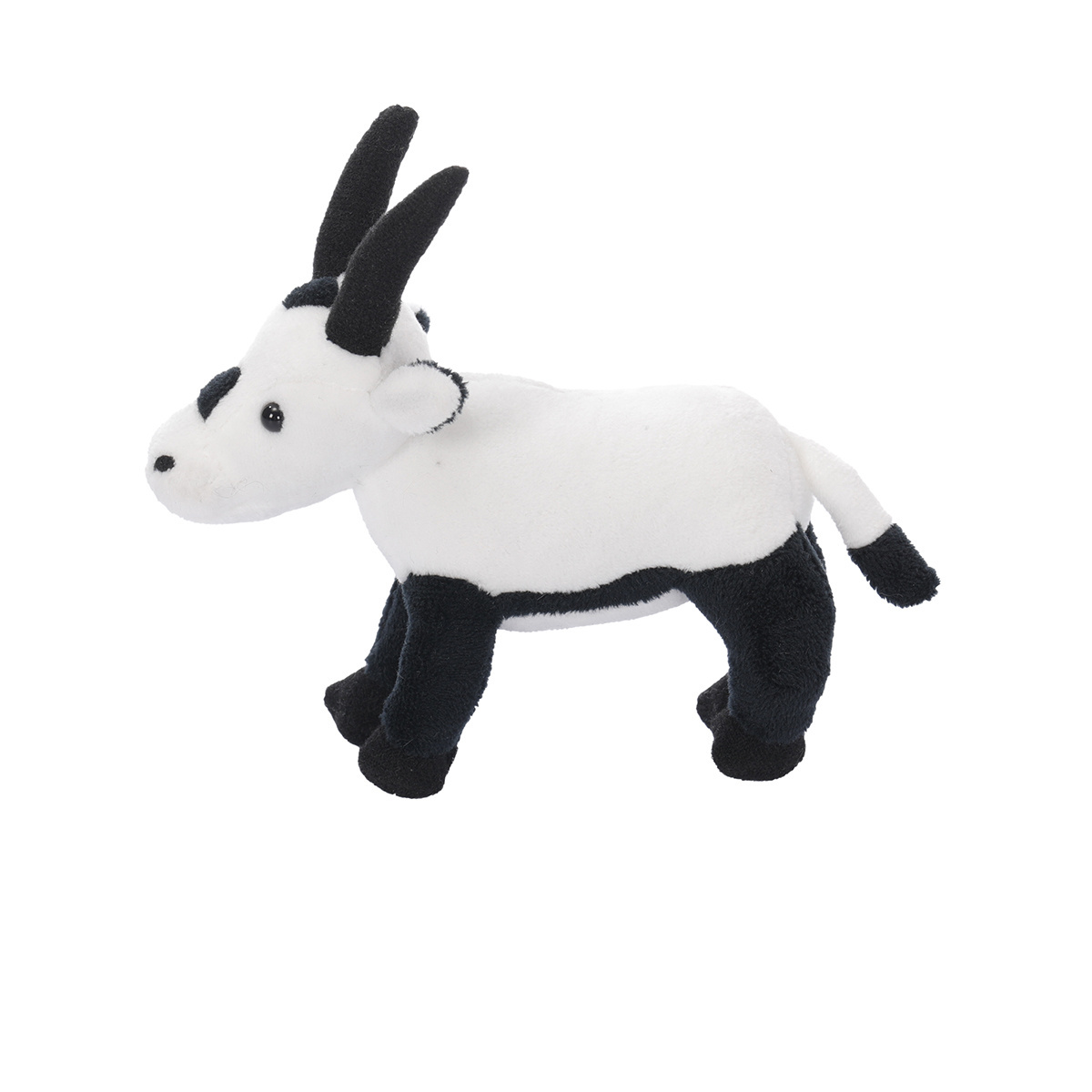 Factory Wholesale Price Black Sheep White Goat Standing Goat Sheep Caprine Toys Stuffed Custom Toys