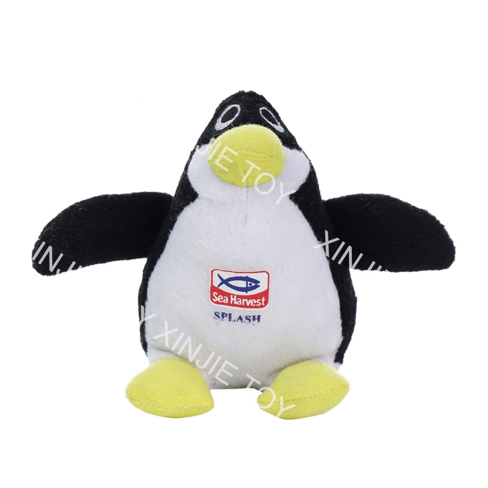 Custom standing cute little penguin plush toy Plush dressed little penguin toy claw machine doll