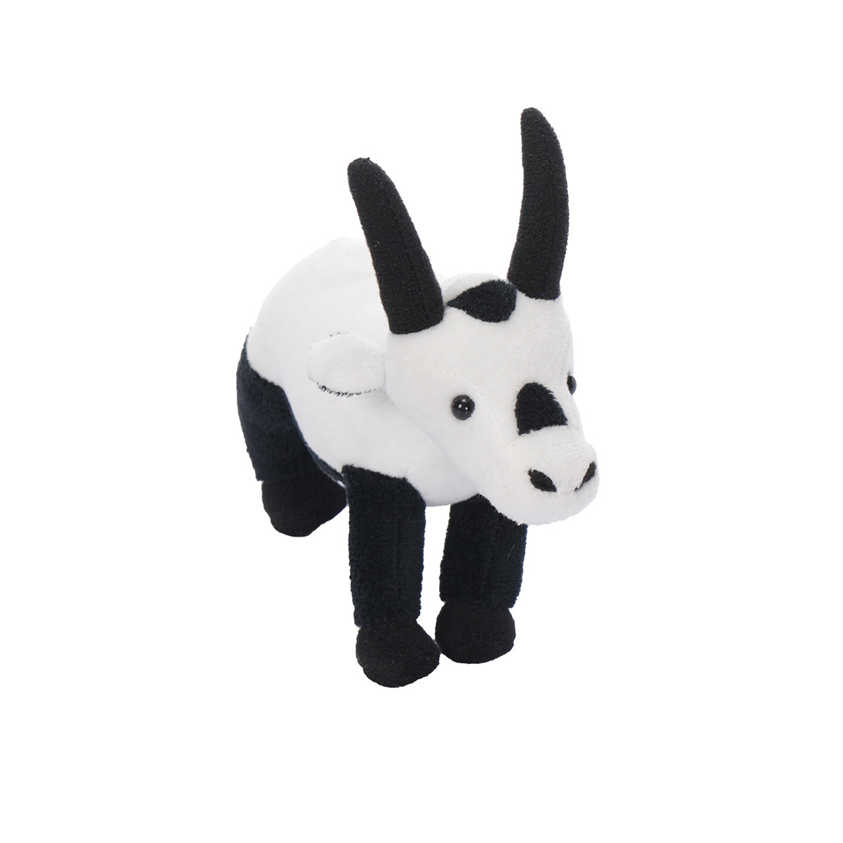 Factory Wholesale Price Black Sheep White Goat Standing Goat Sheep Caprine Toys Stuffed Custom Toys