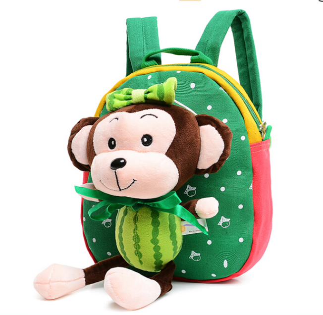 Funny Monkey plush backpack girl Student School Bags travel Shoulder Bag Fashion Backpacks