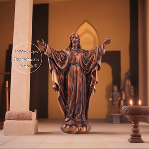 Factory wholesale catholic religious statues resin catholic decoration religious statues  life size statue of jesus for s