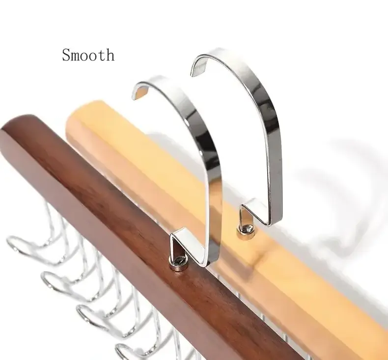 Wholesale Metal Tie Belt Hangers Rack Vintage Pant  Hangers Wooden Tie Organizer Wooden Belt Hanger with 8 Hooks