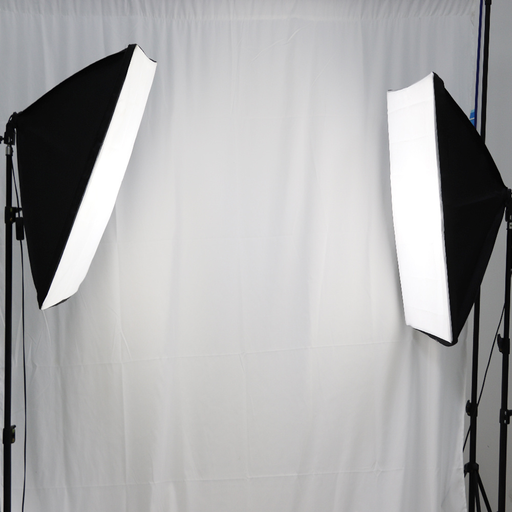 Single Lamp Head Softbox With Backdrop Stand Video Photography Light Kit Photo Studio Accessories