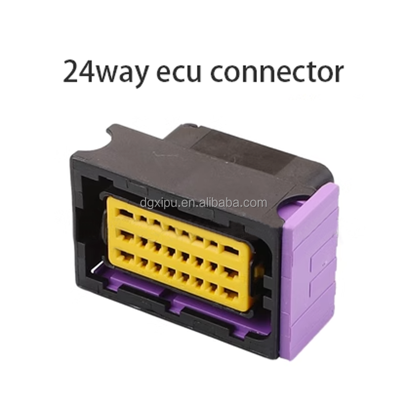 car ecu shell enclosure box 24 pin male female automotive pbt gf20 auto electrical connector waterproof 211PC249S0005