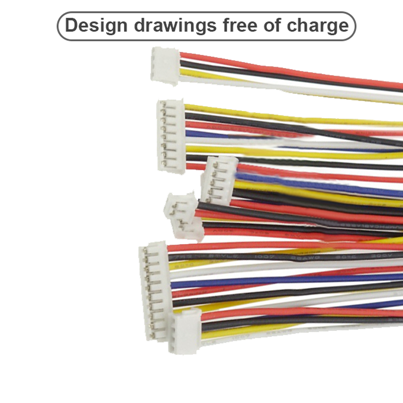 oem odm custom jst 2 3 4 5 6 7 8 9 10 11 12 13 pin male female connector zh 1.5mm pitch wire cable assembly wiring harness