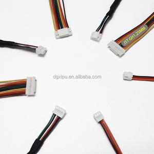 custom jst-gh 2 3 4 5 6 7 8 9 10 11 12 13 14 15 pin jst gh 1.25mm pitch male female connector 6 pin cable GHR-06V-S