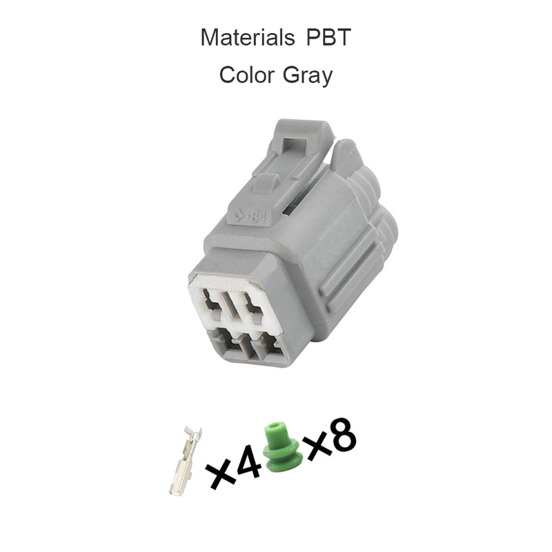 6188-0217 4 pin terminal female waterproof pbt gf30 automobile electric auto connector 2.3mm car 6189-0372