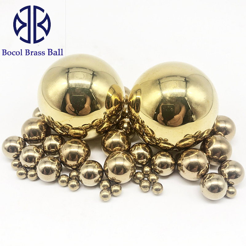 0.8mm to 50.8mm solid brass sphere copper sphere