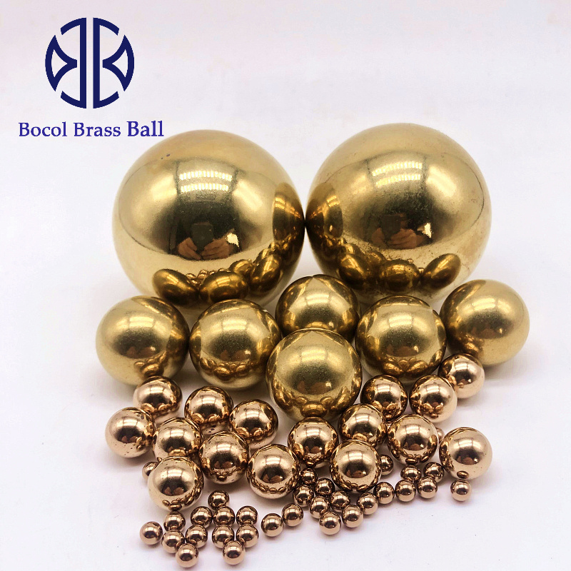 0.8mm to 50.8mm solid brass sphere copper sphere