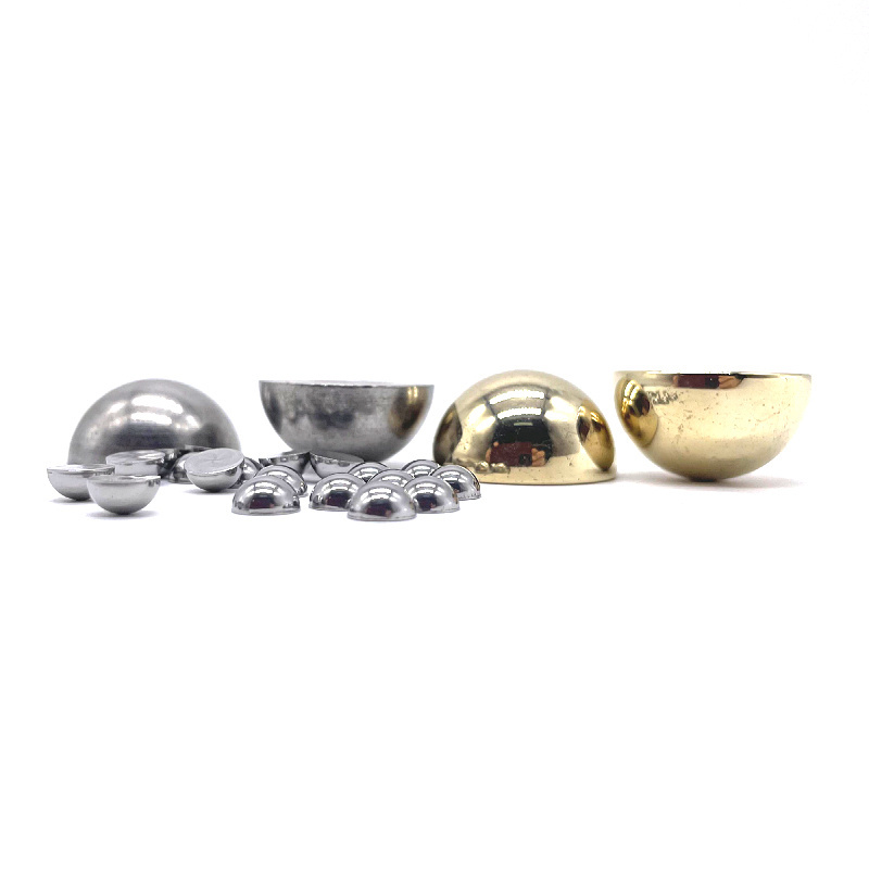 custom size brass beads solid aluminum half ball solid brass half sphere