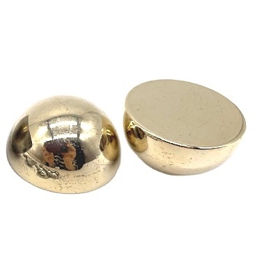 custom size brass beads solid aluminum half ball solid brass half sphere