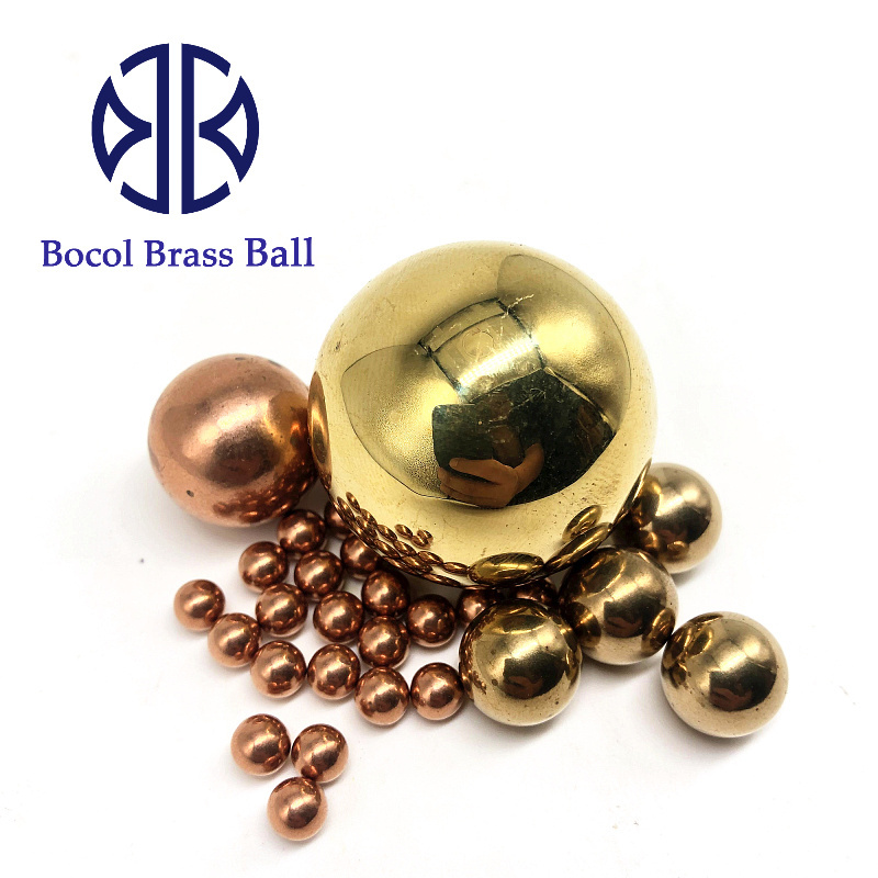 0.8mm to 50.8mm solid brass sphere copper sphere