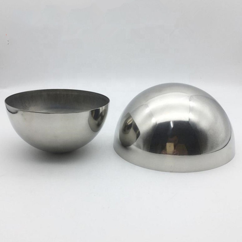 half hollow stainless steel ball hollow large steel hemisphere stainless steel half sphere