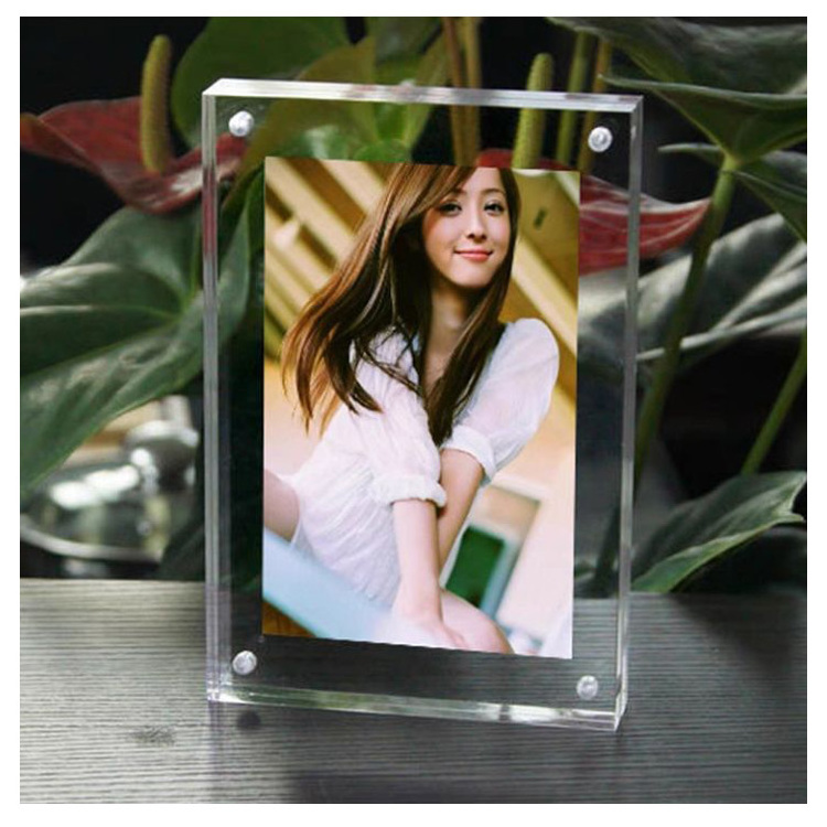 Magnet Thickening Acrylic Photo Frame Picture Clear Acrylic Customized Size Acrylic Photo Frame