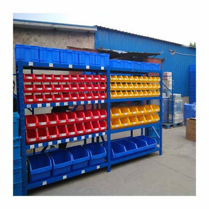 Popular multi-level light duty racking wholesale strong loading capacity storage bin rack