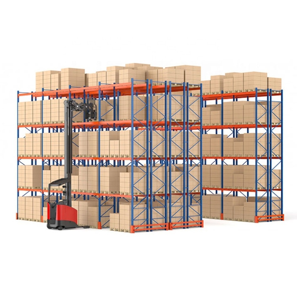 Good Quality Heavy Duty Selective Galvanized Steel Shelf Warehouse Stacking Pallet Racking System