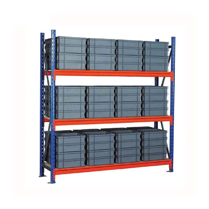 Popular multi-level light duty racking wholesale strong loading capacity storage bin rack