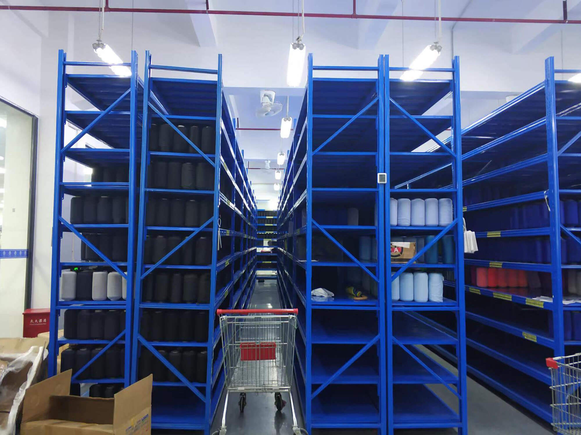 Wholesale Warehouse Shelves System Metal Light Duty Boltless Storage Rack 4 Tier Assemble Medium Duty Long Span Shelving