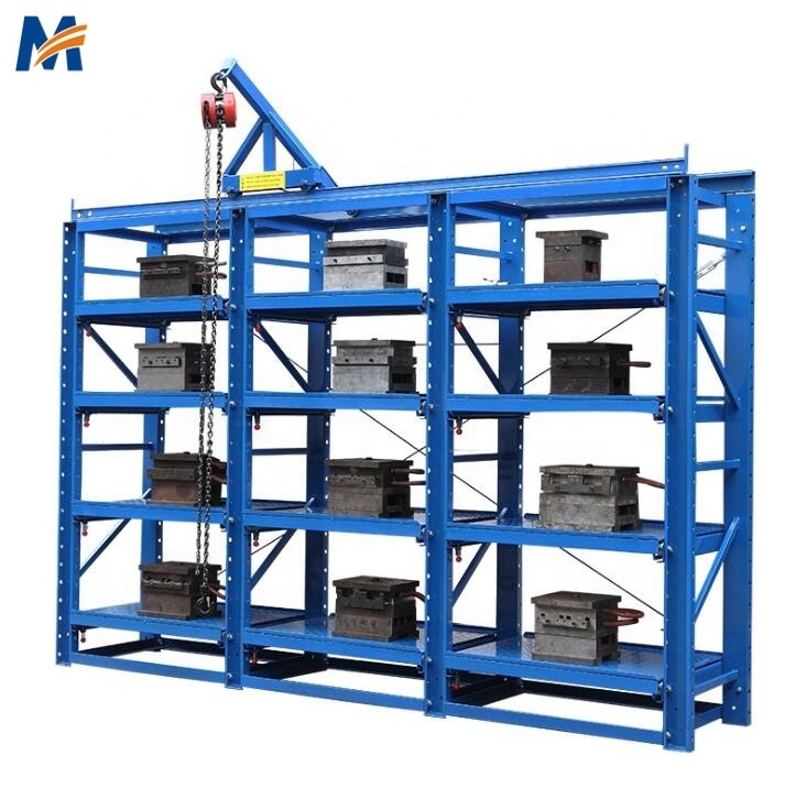 Mracking 1000kgs Loading Capacity Industrial Warehouse Heavy Duty Drawer Steel Mold Storage Rack